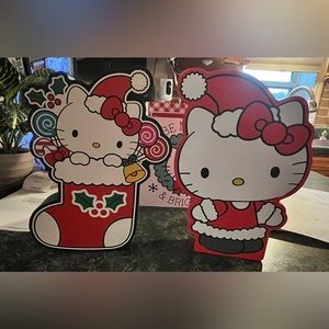 Helli kitty wooden signs